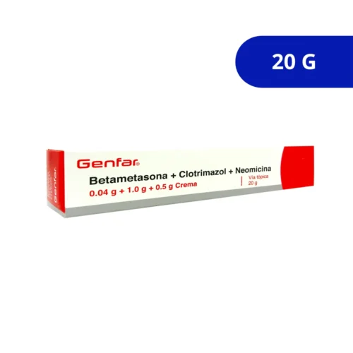 BETAMETASONA + CLOTRIMAZOL + NEOMICINA (GENFAR) CREMA X 20GR