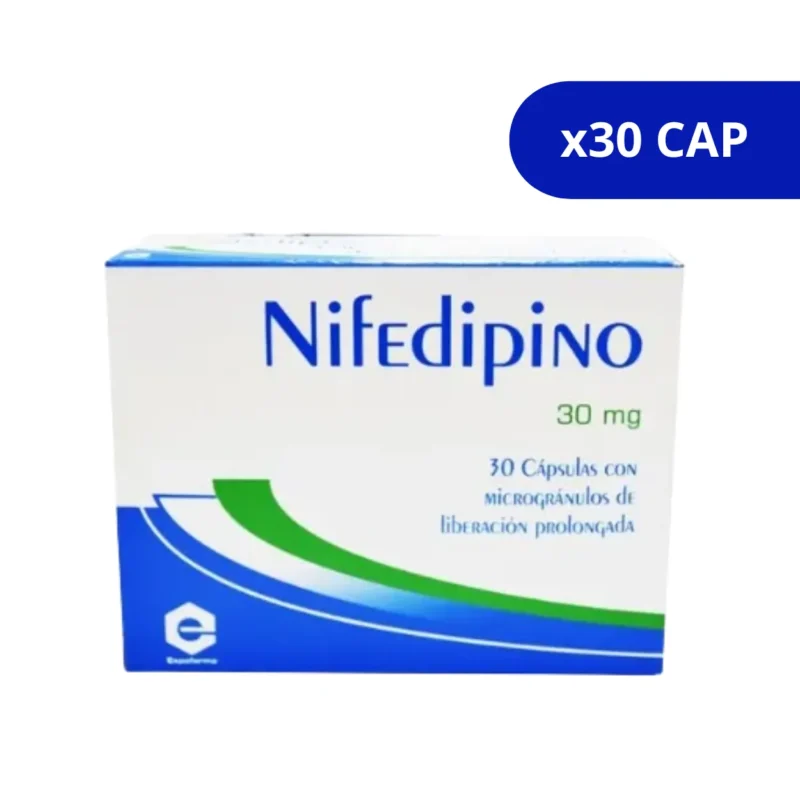 NIFEDIPINO (EXPOFARMA) 30MG CJA X 30 CAP