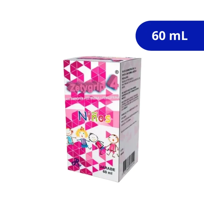 ZETYGRIP 4 (RUECAM) NIÑOS JBE FCO X 60ML