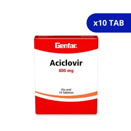 ACICLOVIR (GENFAR) 800MG CJA X 10 TBS