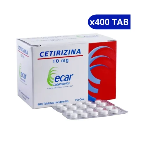 CETIRIZINA (ECAR) 10MG CJA X 400 TBS