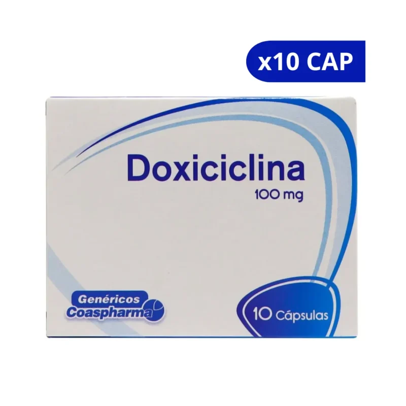 DOXICICLINA (COAS) 100 MG CJA X 10 CPS
