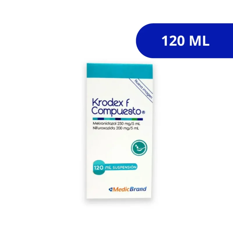 KRODEX F COMPUESTO (MEDICBRAND) 250MG/200MG FCO X 120 ML