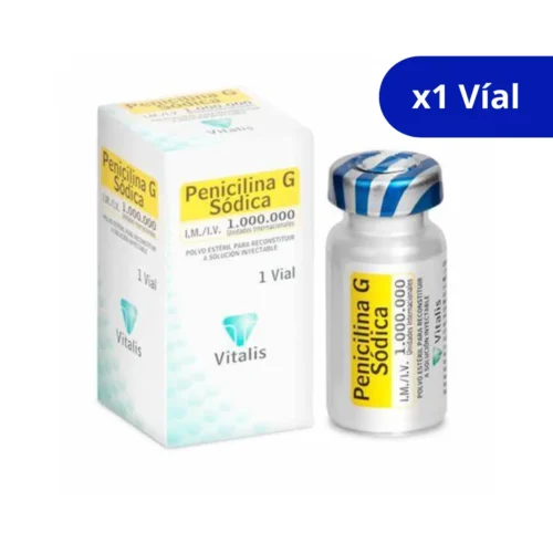 PENICILINA (VITALIS) SODICA 1.000.000 UI FCO CJA X AMP