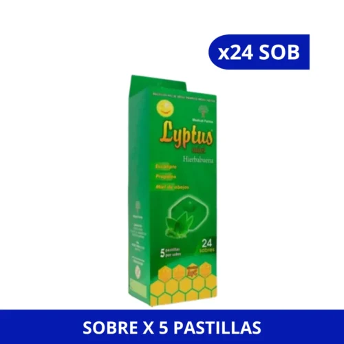 LYPTUS (MEDICAL FARMA) MENTOL CJA X 24 SOB X 5 PAST MIEL PROPOLEO POLEN
