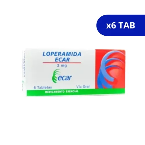 LOPERAMIDA (ECAR) 2MG CJA X 6 TBL