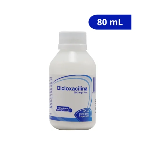 DICLOXACILINA (COASPHARMA) 250MG/5ML POLVO FCO X 80ML