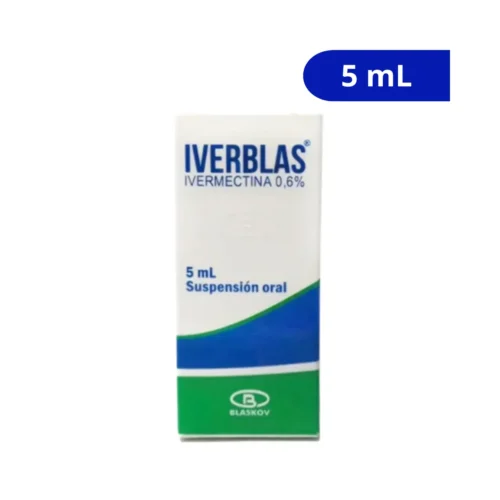 IVERBLAS (BLASKOV) 0.6% SOLUCION ORAL FCO X 5 ML
