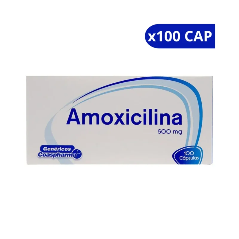 AMOXICILINA (COASPHARMA) 500 MG CJA X 100 CPS