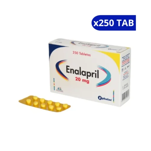 ENALAPRIL (ANGLOPHARMA) 20MG CJA X 250TAB