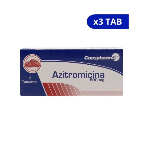 AZITROMICINA (COAS) 500 MG CJA X 3 TBS