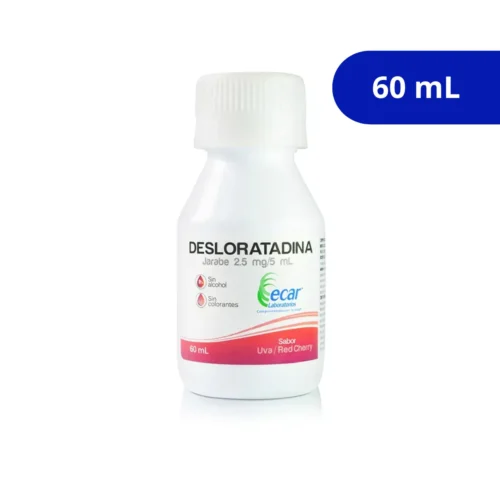 DESLORATADINA (ECAR) 2.5MG/5ML FCO X 60ML
