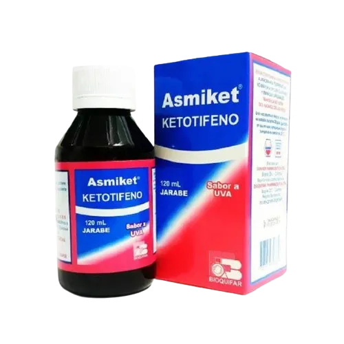 ASMIKET (BIOQUIFAR) SABOR UVA FCO X120 ML KETOTIFENO