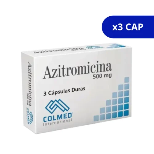 AZITROMICINA (COLMED) 500 MG CJA X 3 CPS