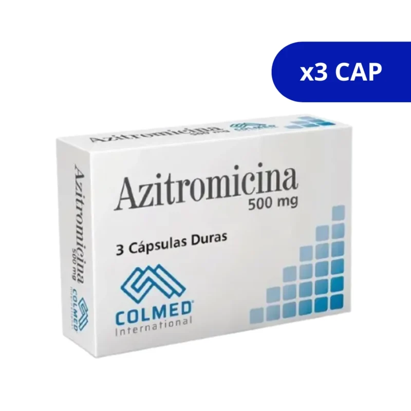 AZITROMICINA (COLMED) 500 MG CJA X 3 CPS