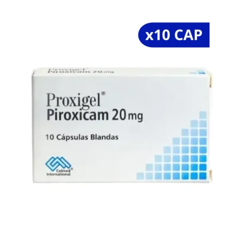 PROXIGEL (COLMED) 20 MG CJA X 10 CPS PIROXICAM