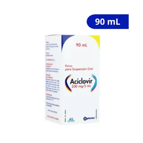 ACICLOVIR (ANGLOPHARMA) 200MG/5ML POLVO 90ML