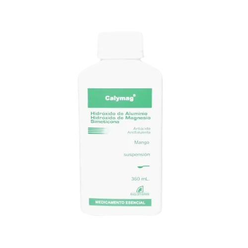 CALYMAG (ANGLOPHARMA) SUSP MENTA FCO X 360ML HIDROXIDO ALUMINIO HIDROXIDO MAGNESIO SIMETICONA