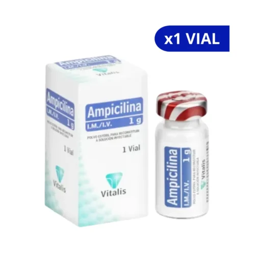 AMPICILINA (VITALIS) 1GR AMP FCO X CJA