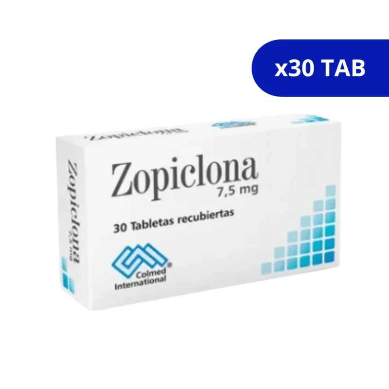 ZOPICLONA COLMED 7.5 MG CJA X 30 TBS