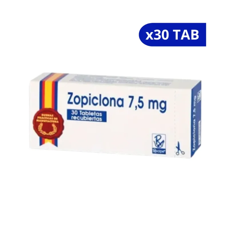 ZOPICLONA (RECIPE) 7.5MG CJA X 30TAB