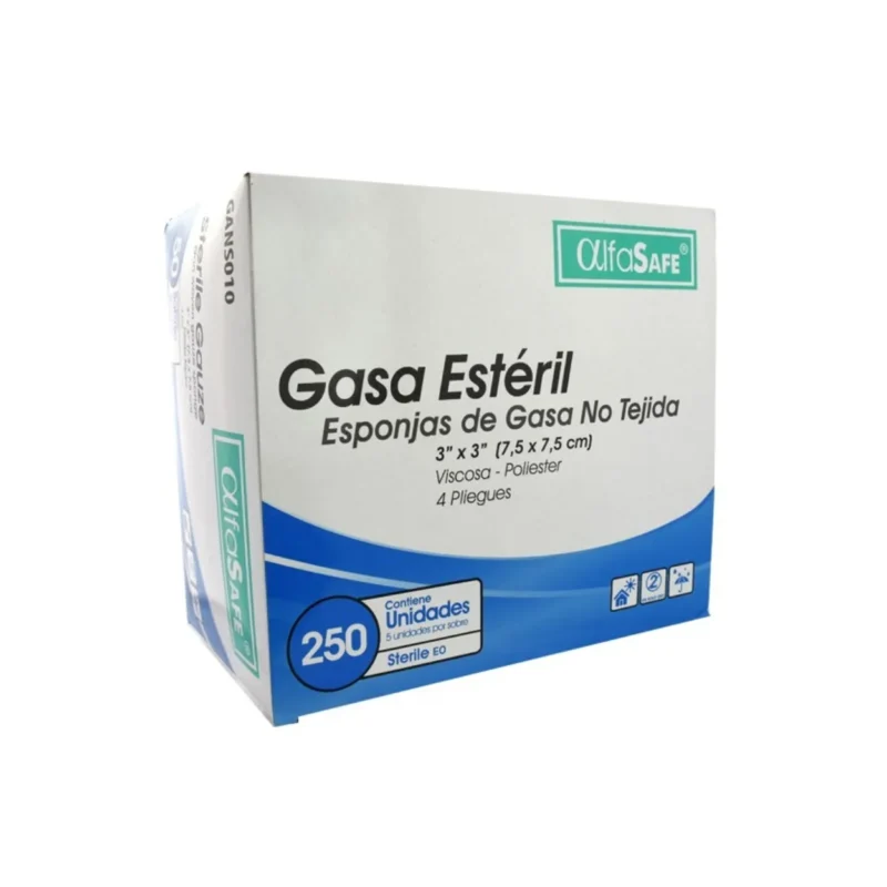 GASA ESTERIL (ALFA SAFE) NO TEJIDA 3 X 3 CJA X 50 SOBRES