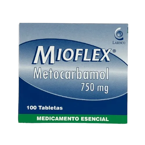 MIOFLEX (LABINCO) 750 MG CJA X 100 TAB METOCARBAMOL