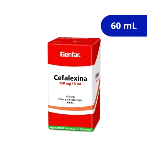 CEFALEXINA (GENFAR) 250MG/5ML FCO X 60ML
