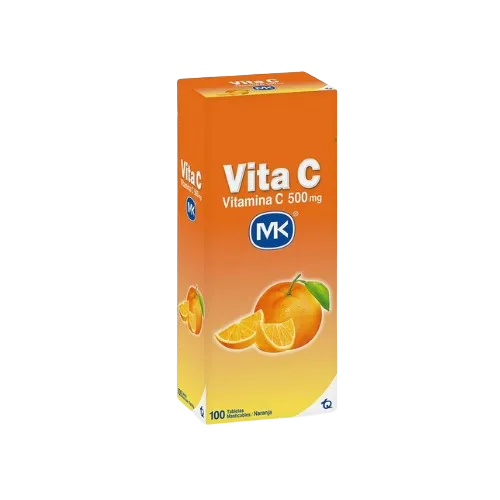 VITAMINA C (MK) 500MG NARANJA CJA X 100TAB MASTICABLES