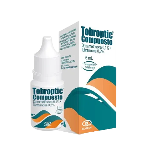 TOBROPTIC (BLASKOV) SOLUCION OFTALMICA FCO X 5ML TOBRAMICINA DEXAMETASONA