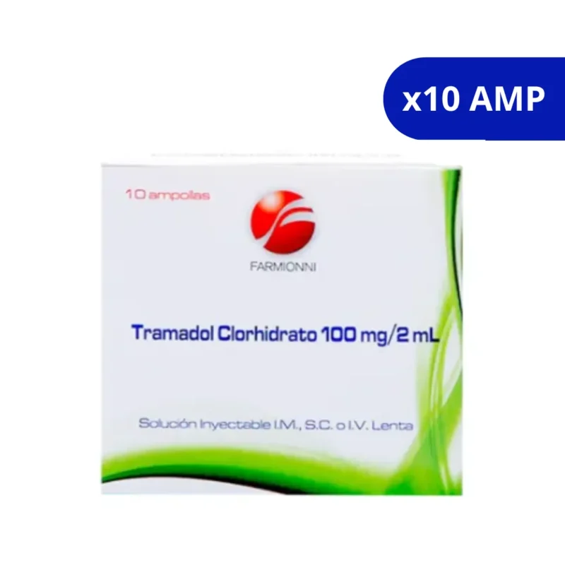 TRAMADOL FARMIONNI 100MG/2ML CJA X 10 AMP