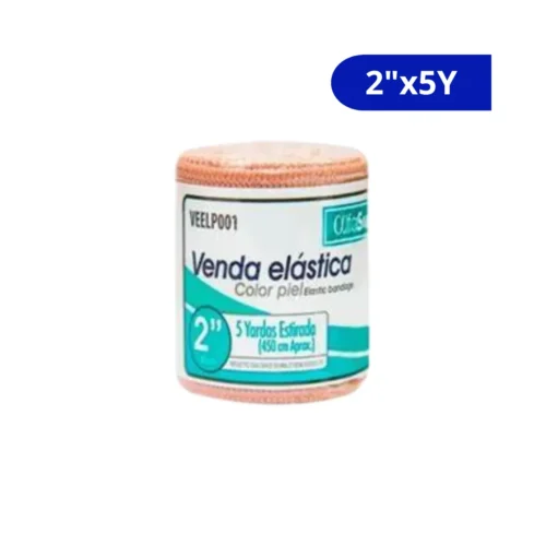 VENDA ELASTICA (ALFA SAFE) COLOR PIEL 2 X 5Y BOLSA X UND