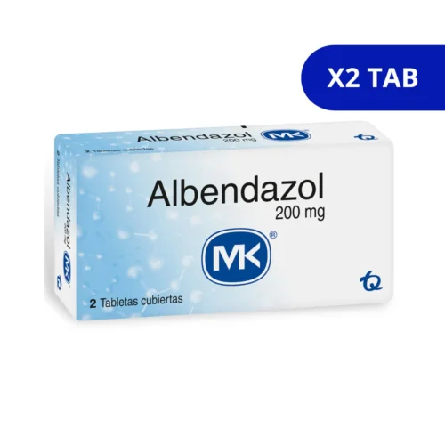 ALBENDAZOL (MK) 200 MG CJA X 2 TBS