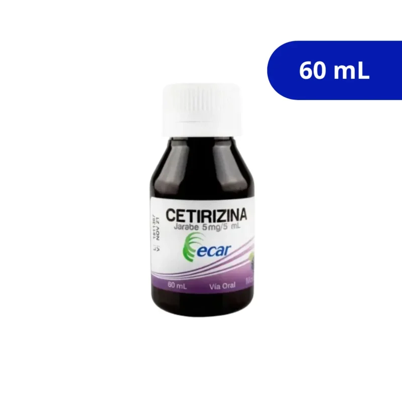 CETIRIZINA (ECAR) JARABE FCO X 60 ML
