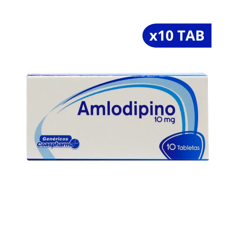 AMLODIPINO (COAS) 10 MG CJA X 10 TBS