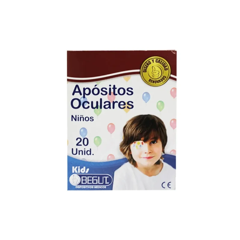 APOSITOS OCULARES (BEGUT) NIÑOS CJA X 20 UNID PARCHE OCULAR