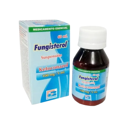 FUNGISTEROL (BIOQUIFAR) SUSPENSION 100MG/5ML FCO X 60ML KETOCONAZOL