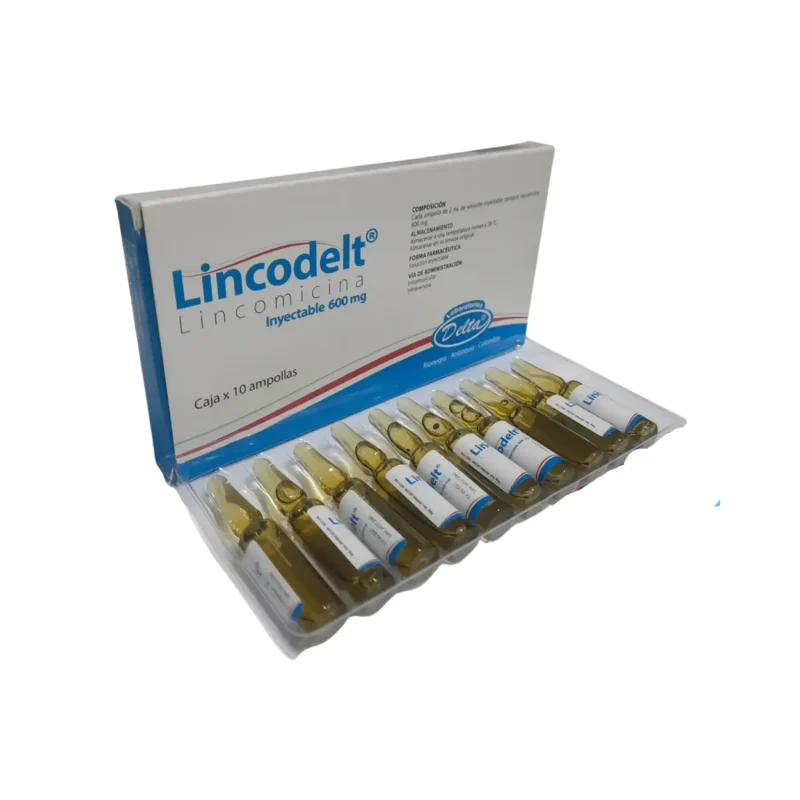 LINCODELT (DELTA) 600MG CJA X 10 AMP LINCOMICINA