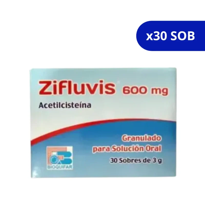 ZIFLUVIS (BIOQUIFAR) 600MG CJA X30 SOBRES