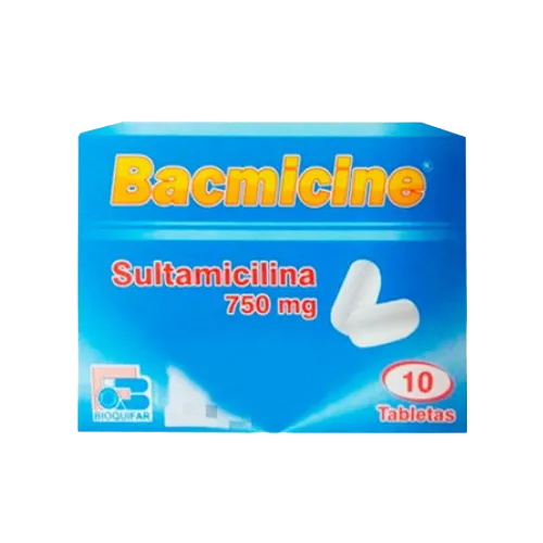 BACMICINE (BIOQUIFAR) 750 MG CJA X 10 TBS