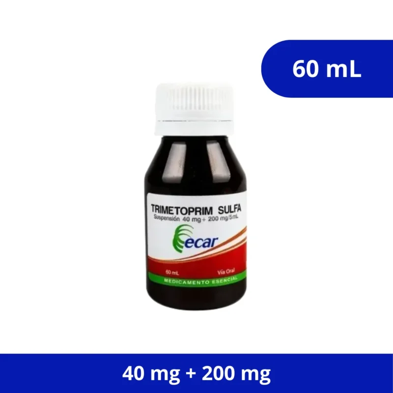 TRIMETOPRIM SULFA (ECAR) 40MG/200MG JBE FCO X 60 ML