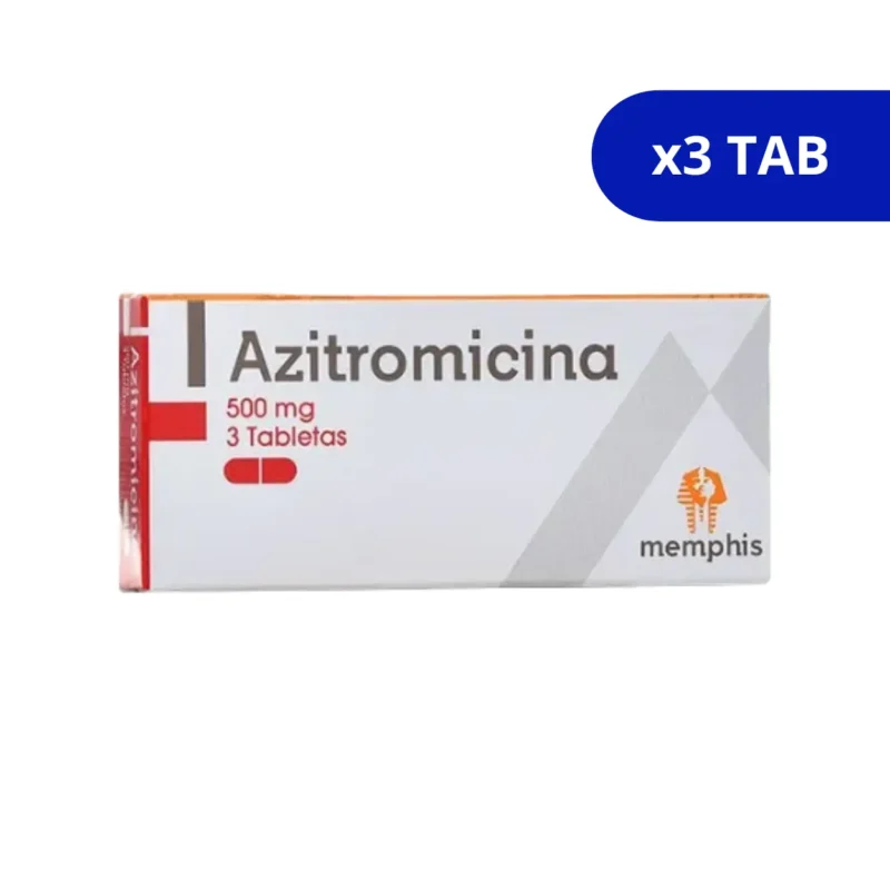 AZITROMICINA (MEMPHIS) 500 MG CJA X 3 TBS