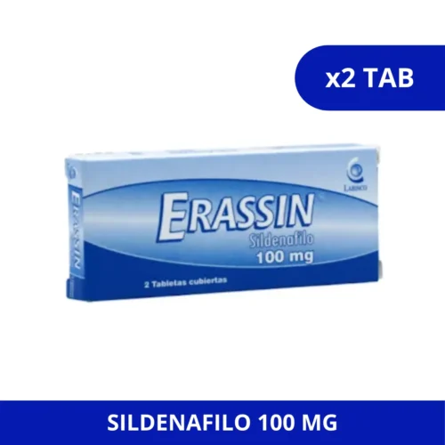 ERASSIN (LABINCO) 100 MG CJA X 2 TBS SILDENAFILO