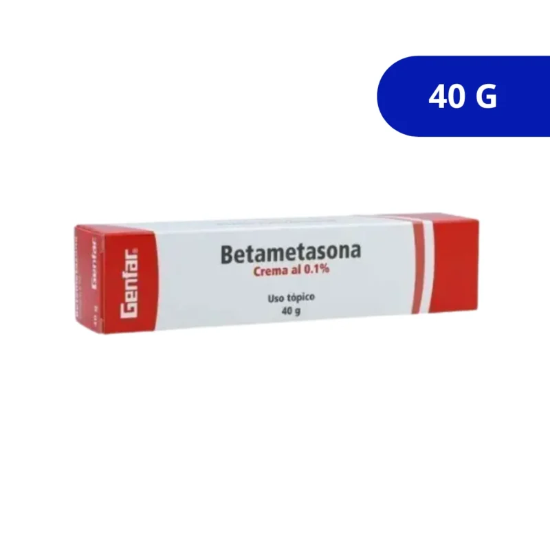 BETAMETASONA (GENFAR) CREMA TOPICA 0.1% TUBO X 40 GRS