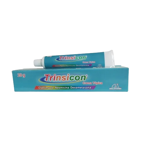 TRINSICON (ANGLOPHARMA) CREMA TOPICA TUBO X 20GR CLOTRIMAZOL DEXAMETASONA NEOMICINA