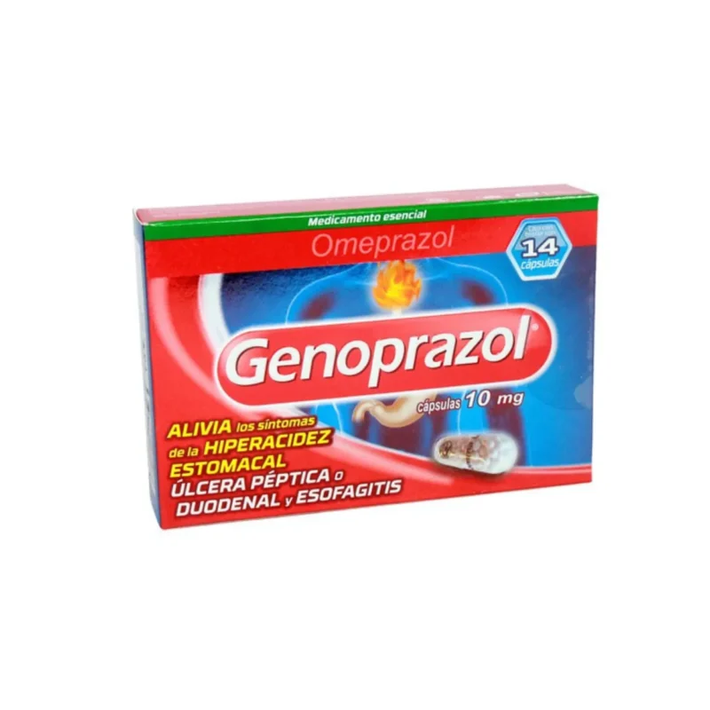 GENOPRAZOL (GENOMMA) 10MG CJA X 14CAP OMEPRAZOL