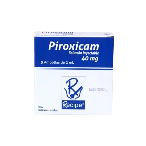 PIROXICAM (RECIPE) 40MG/2ML CJA X 5AMP