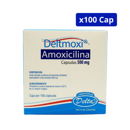 DELTMOXI (DELTA) 500MG CJA X 100CAP AMOXICILINA