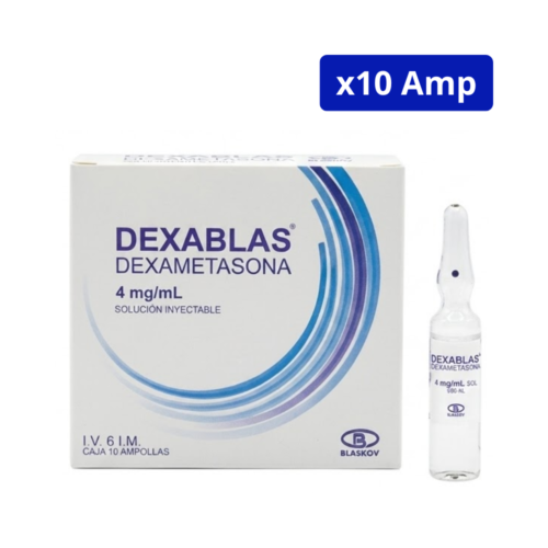 DEXABLAS (BLASKOV) 4 MG CJA X 5 AMP DEXAMETASONA